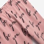 Σετ μπλούζα με τύπωμα με κολάν κάπρι - Image 3