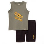 Σετ αμάνικο μπλούζακι με βερμούδα